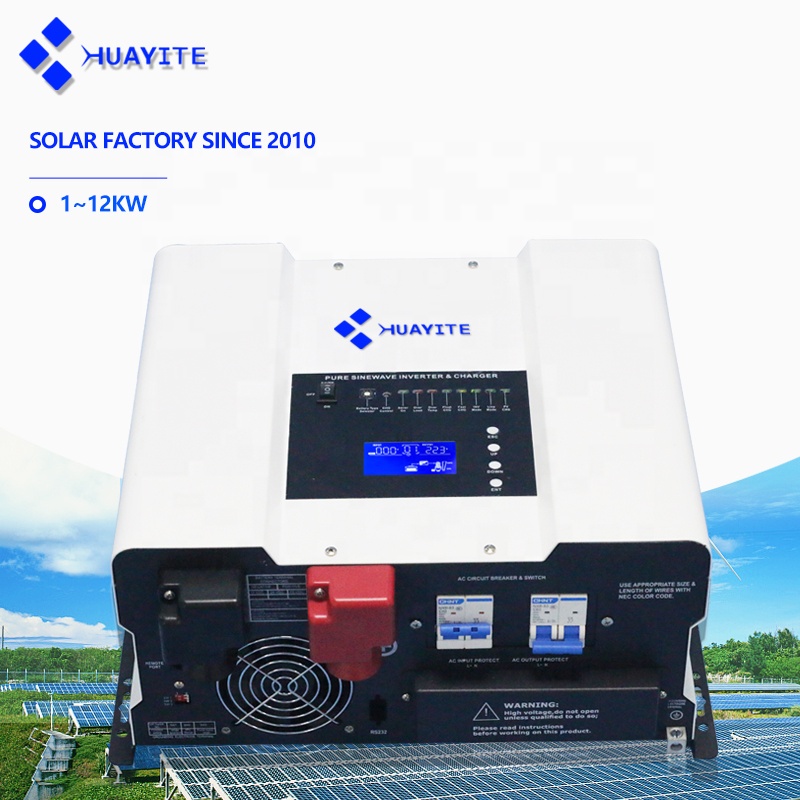 Гибридный солнечный инвертор 2 – обзор и цена Off Grid Solar Inverter 48V 6000W
